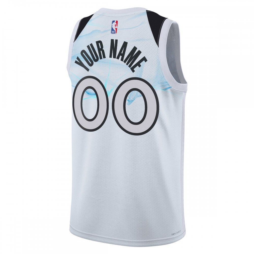 Minnesota Timberwolves Unisex 2024/25 Custom Swingman Jersey - City Edition - White-Pro Kit Vault | Brand New 26/27 Sports Jerseys